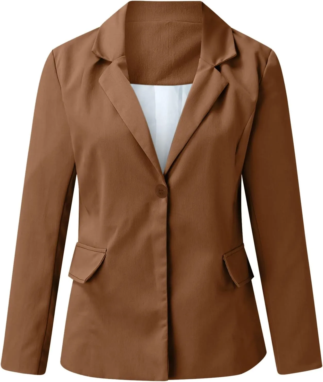 2023 Blazer Jackets for Women Open Front Suit Coats Long Sleeve Casual Work Office Blazers Trendy Business Dress Cardigan