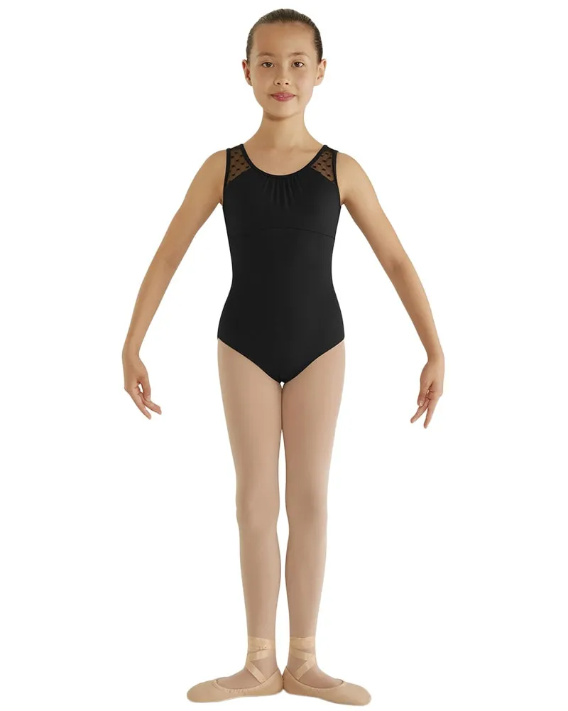 Bloch Miame Heart Mesh Back Tank Leotard - CL7905 Girls