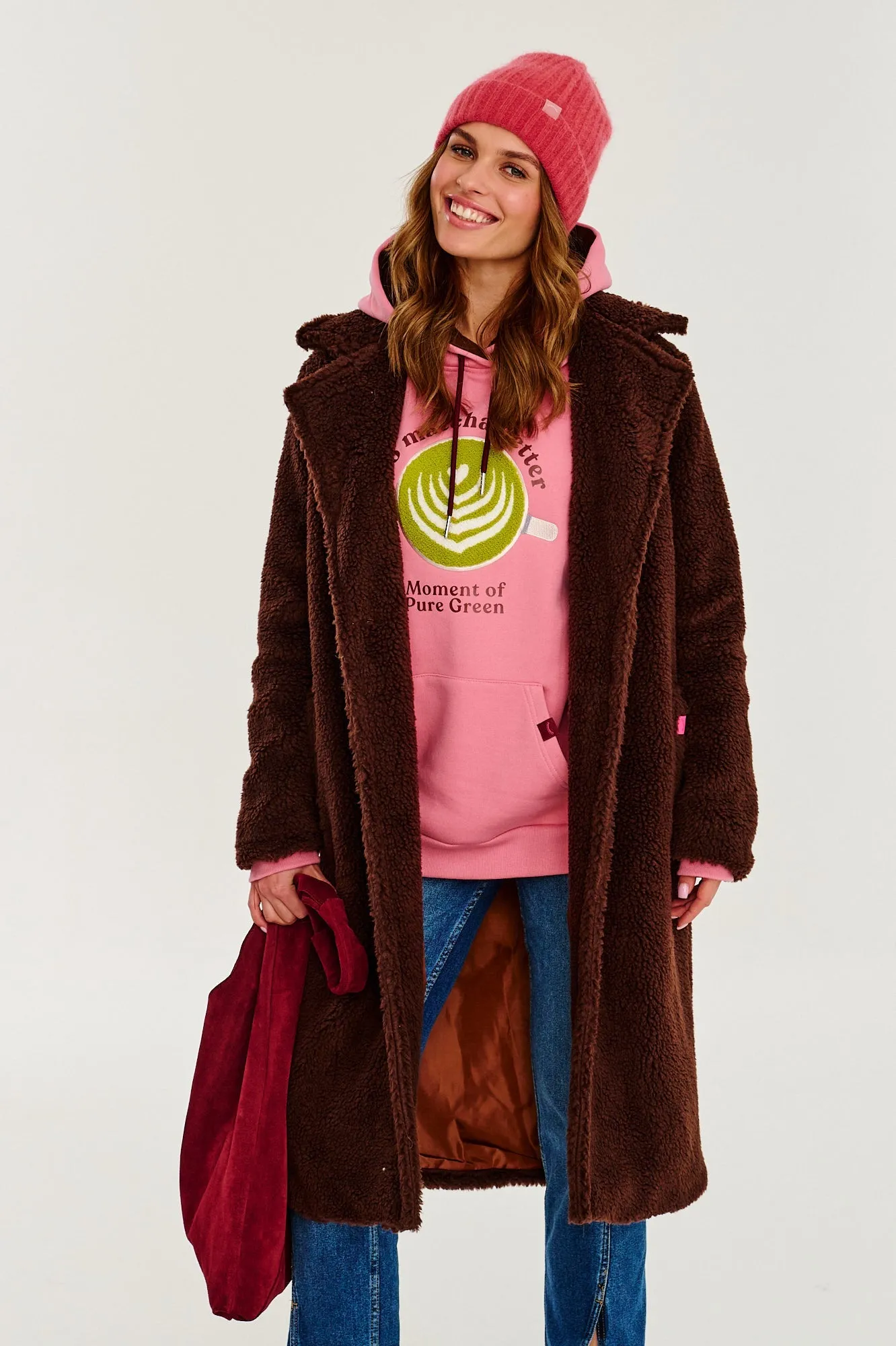 Chocolate Mist Teddy Coat