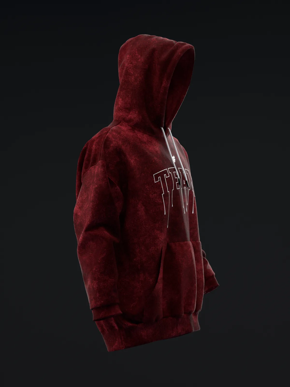 EFX - DISTRESSED DRIP - RED