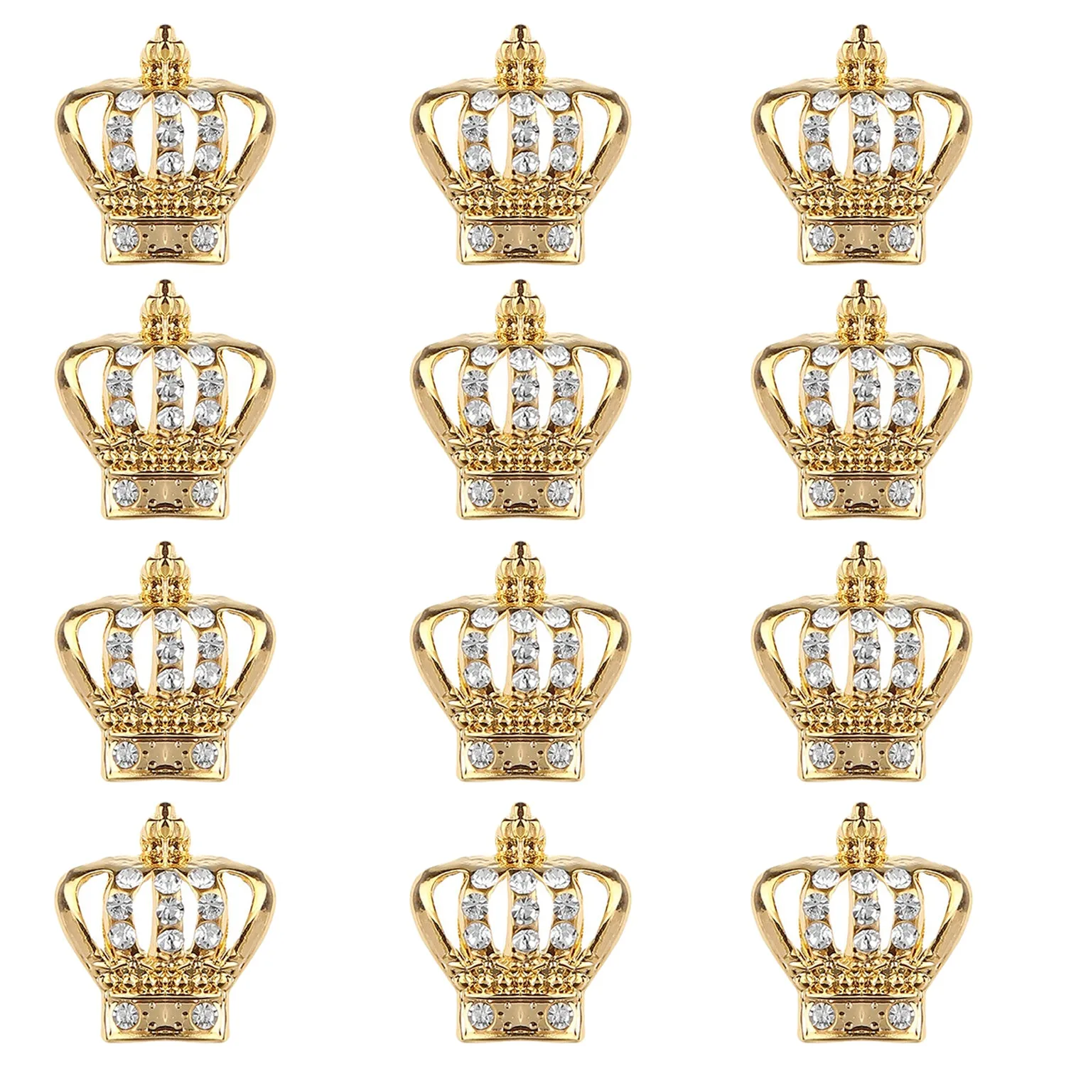 Elegant Crown Brooch Combo