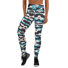 Eye-Catching Camo Yoga Leggings  |  Stretchy & Supportive