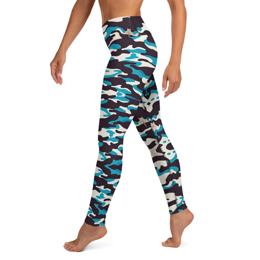 Eye-Catching Camo Yoga Leggings  |  Stretchy & Supportive
