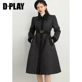 Fall autumn silk tweed paneled diamond cotton coat - Dante
