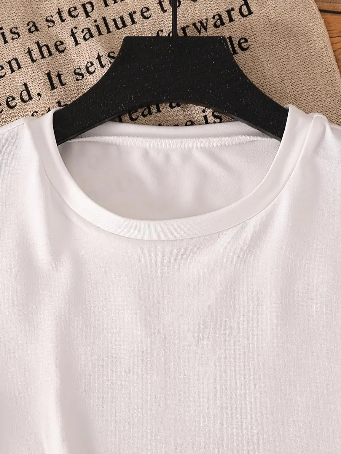 Girl's Heart Print Drop Shoulder T Shirt Casual Short Sleeve Crew Neck Graphic Tee Tops