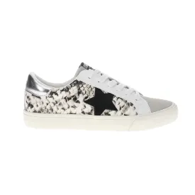 Grande Snake Print Metallic Slip On Sneakers