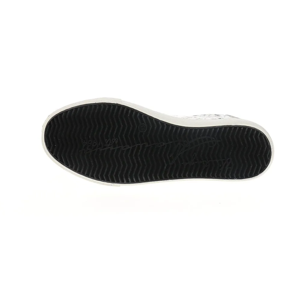 Grande Snake Print Metallic Slip On Sneakers