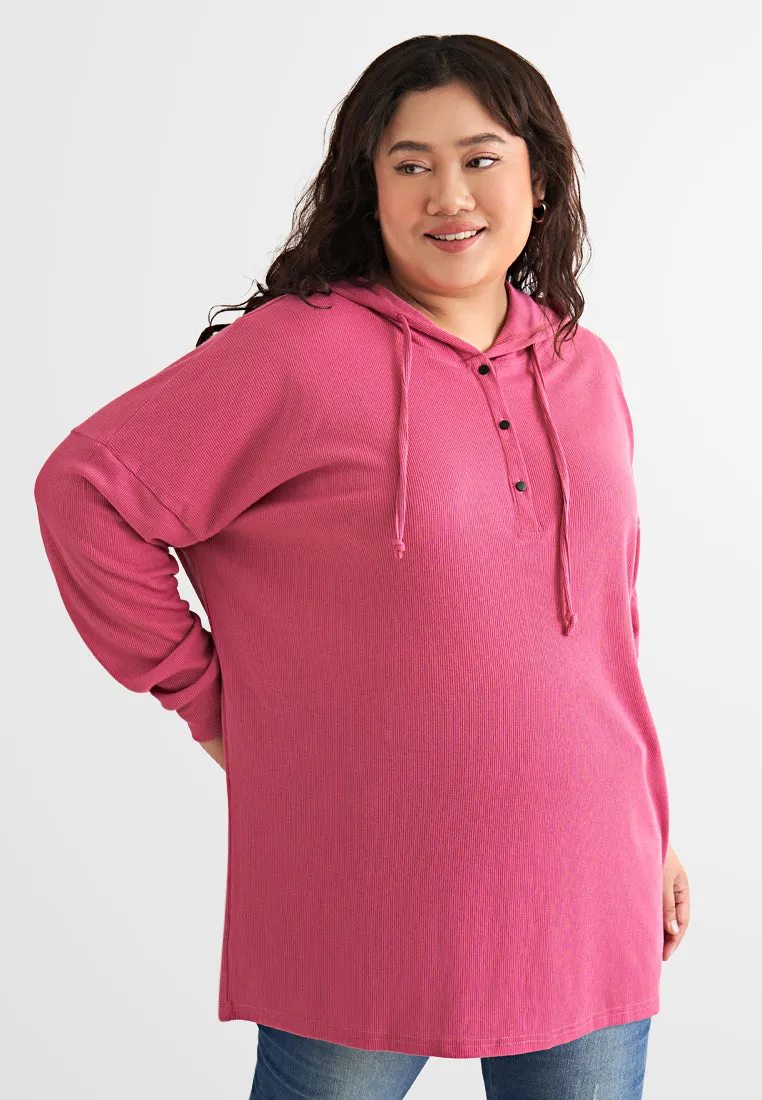 Hayden Soft Comfort Ribbed Hoodie