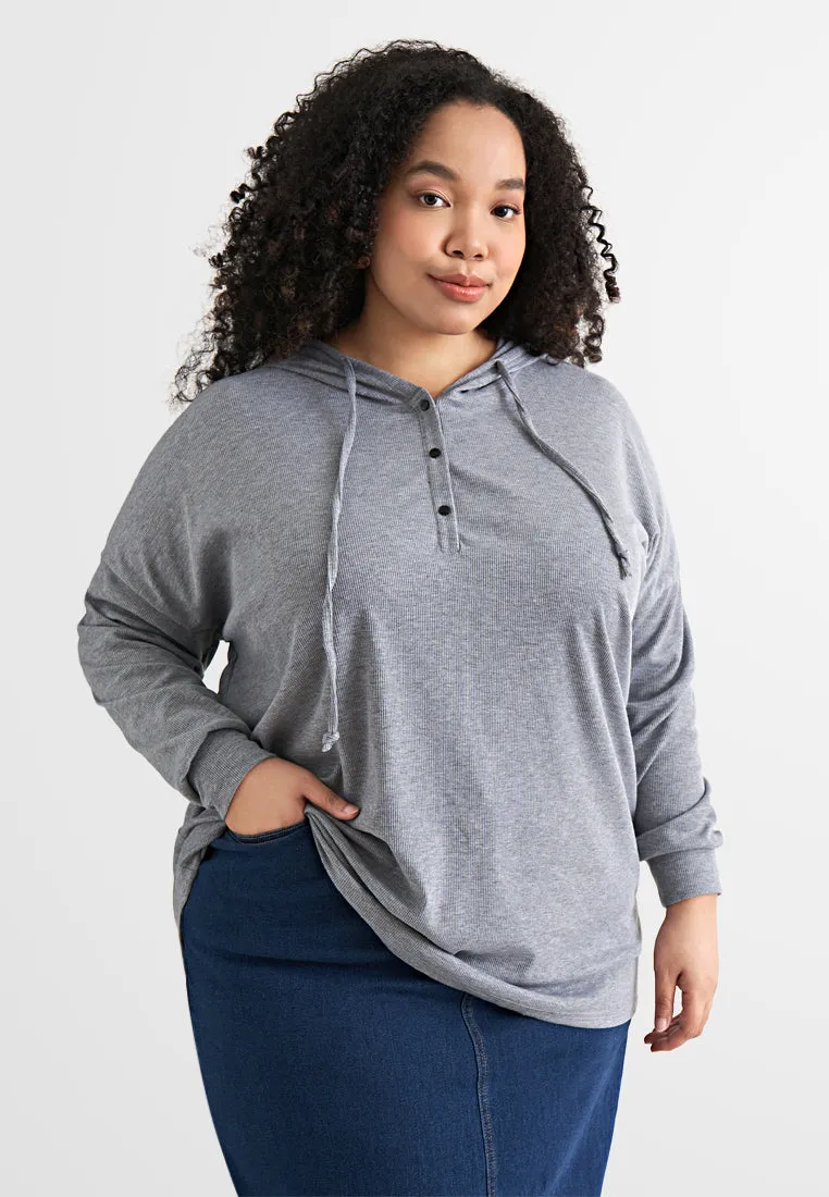 Hayden Soft Comfort Ribbed Hoodie