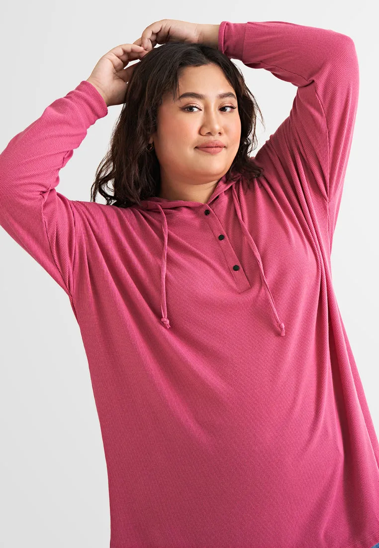 Hayden Soft Comfort Ribbed Hoodie
