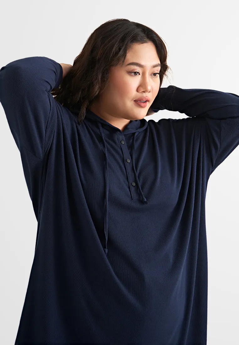 Hayden Soft Comfort Ribbed Hoodie