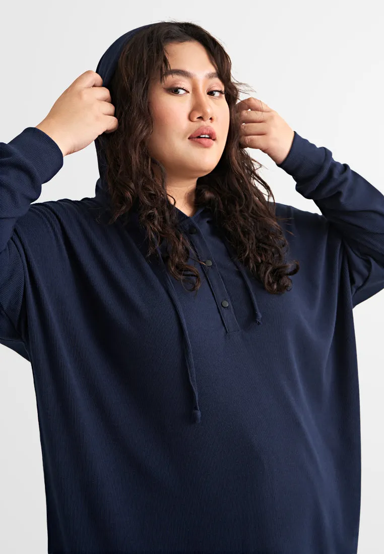 Hayden Soft Comfort Ribbed Hoodie