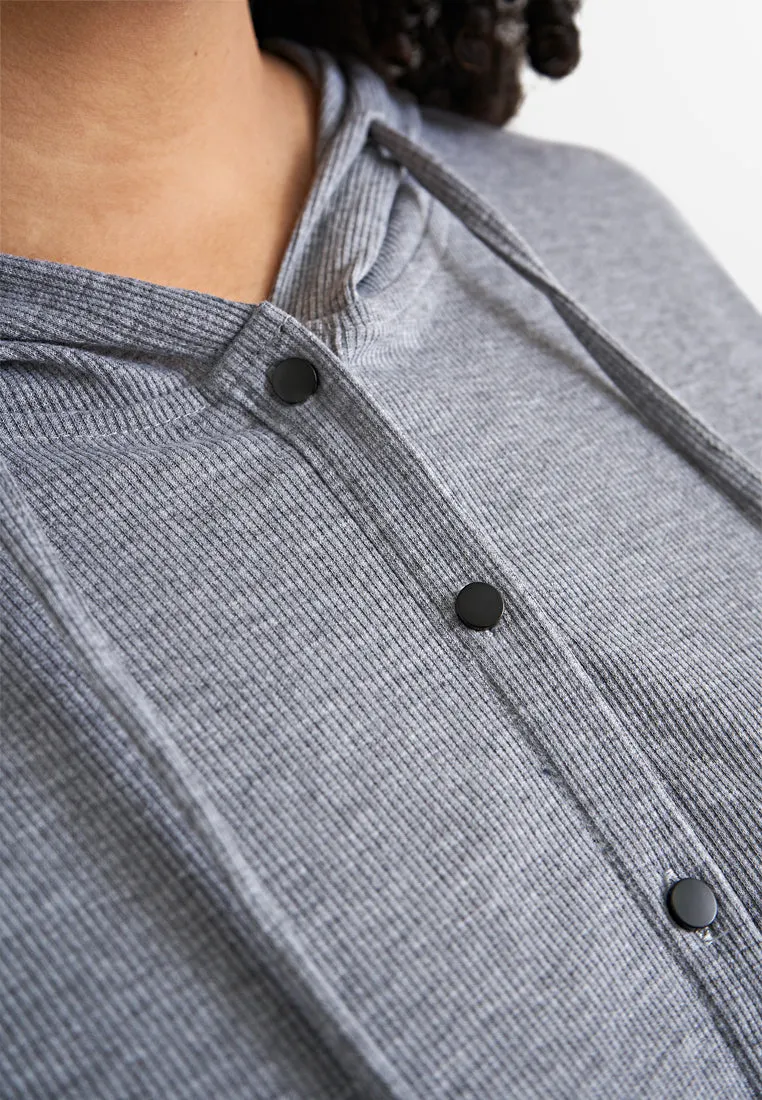 Hayden Soft Comfort Ribbed Hoodie