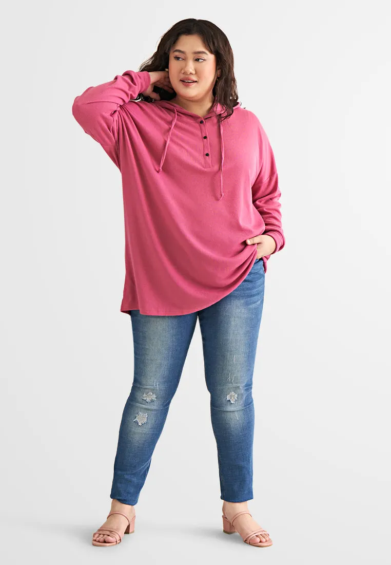 Hayden Soft Comfort Ribbed Hoodie