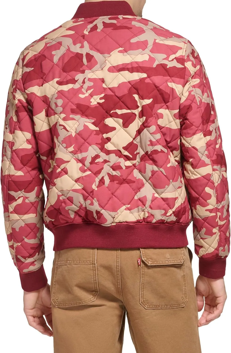 Levi's Men's Diamond Quilted Bomber Jacket