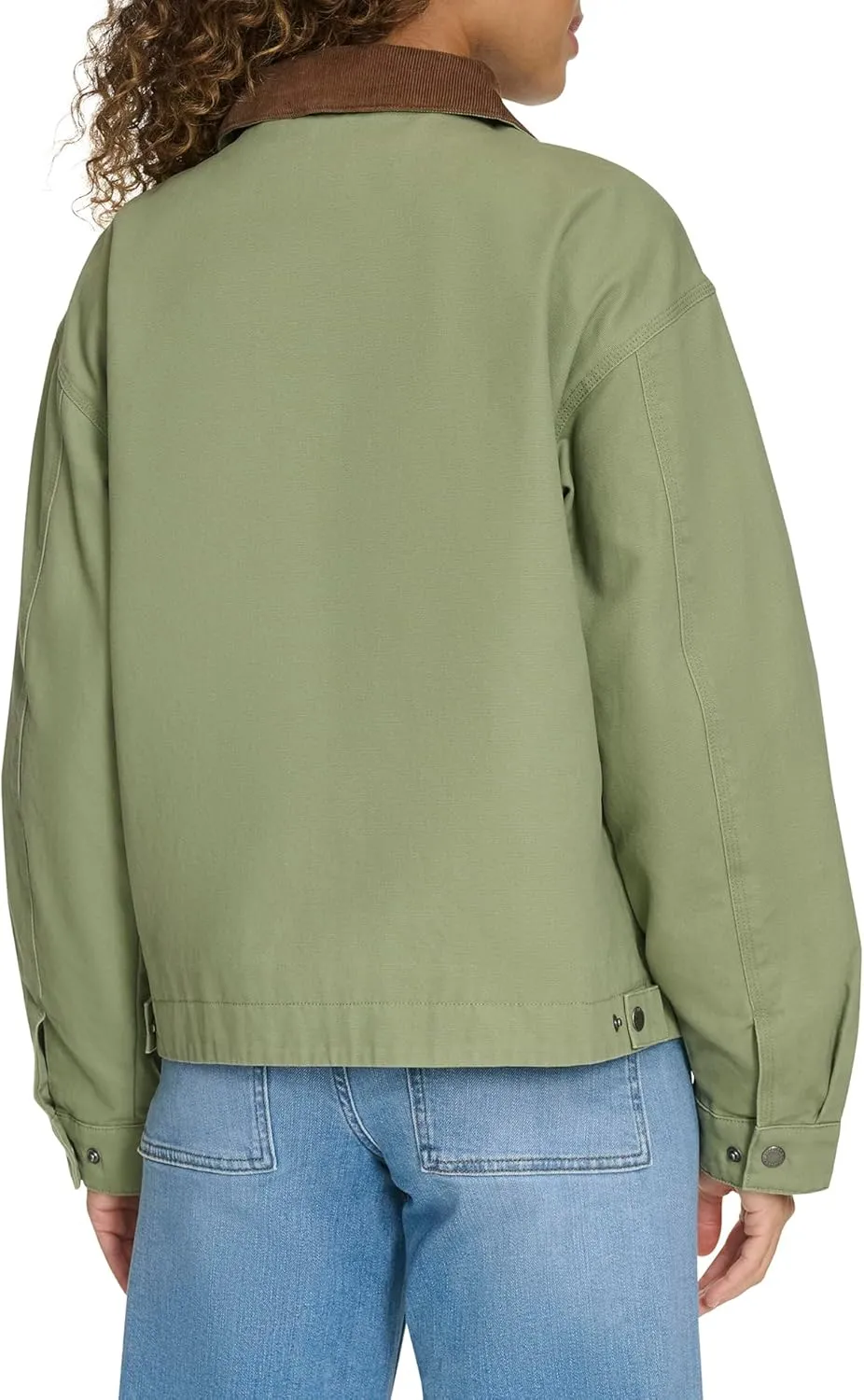 Levi's Women's Zip Up Utility Jacket with Collar