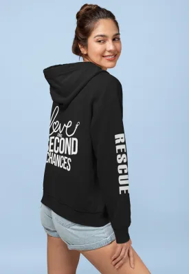 Love & Second Chances New Fleece Zip Up Hoodie