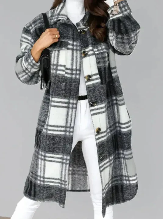 Rovina | Elegant Women's Wool Coat - Timeless Style for Chic Winter Warmth
