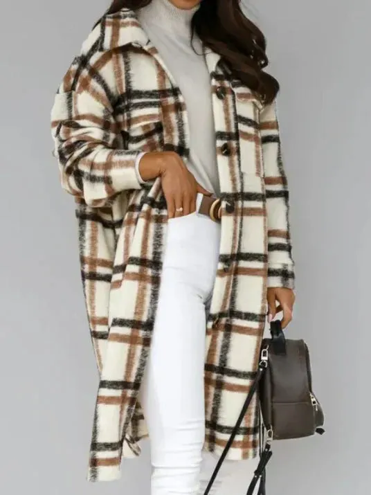 Rovina | Elegant Women's Wool Coat - Timeless Style for Chic Winter Warmth