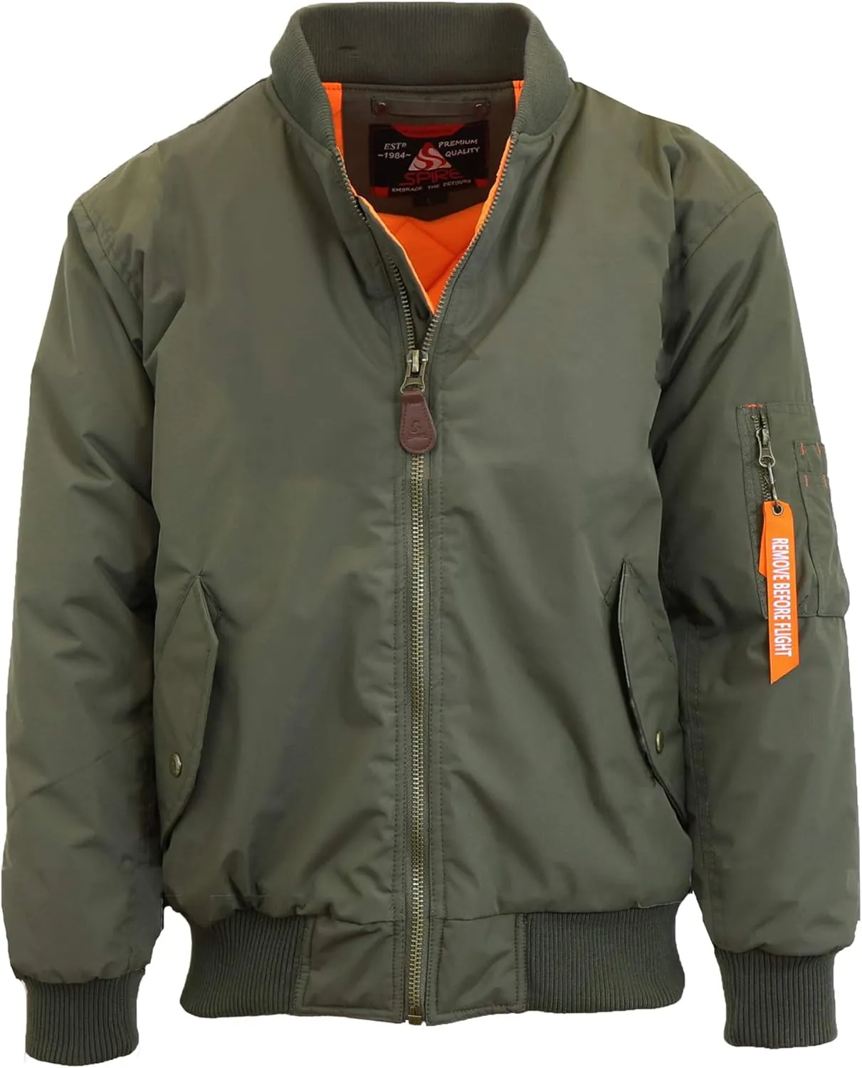 Spire by Galaxy Men's Flight Jacket
