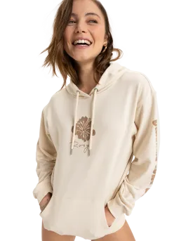 Surf Stoked Terry Vintage Hoodie in Parchment