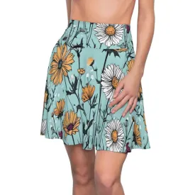 Wildflower Chic Womens Skater Skirt
